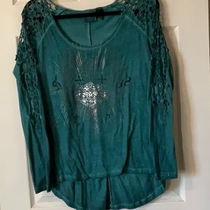 Sexy Harley-Davidson Teal top.